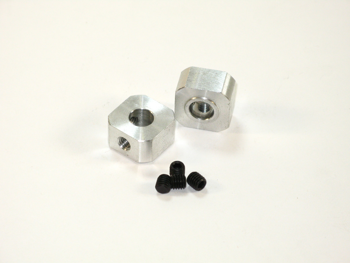 Square of wheels 10mm with pin (2)