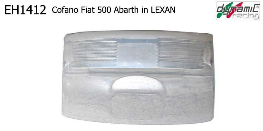 Capot arrière Lexan Fiat 500