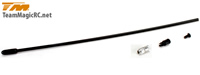 Support d'antenne - Aluminium - Noir avec tube d'antenne